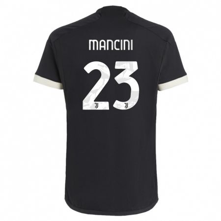 Kandiny Deti Tommaso Mancini #23 Čierna Dresy Tretia Csapatmez 2023/24 Triĭká