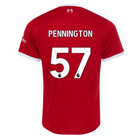 Kandiny Muži Cody Pennington #57 Červená Dresy Hazai Csapatmez 2023/24 Triĭká