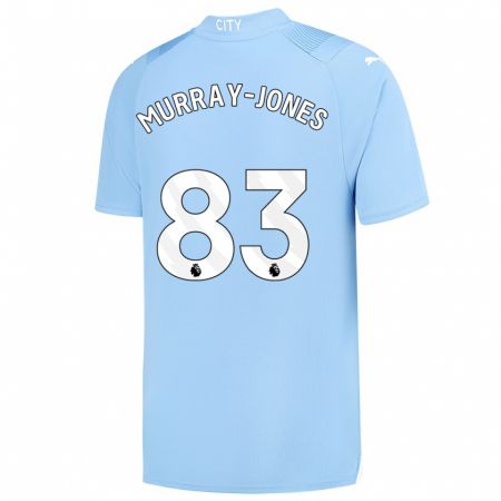 Kandiny Muži George Murray-Jones #83 Svetlo Modrá Dresy Hazai Csapatmez 2023/24 Triĭká