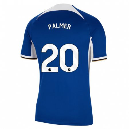 Kandiny Muži Cole Palmer #20 Modrá Dresy Hazai Csapatmez 2023/24 Triĭká