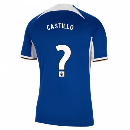 Kandiny Muži Juan Castillo #0 Modrá Dresy Hazai Csapatmez 2023/24 Triĭká