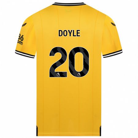 Kandiny Muži Tommy Doyle #20 Žltá Dresy Hazai Csapatmez 2023/24 Triĭká