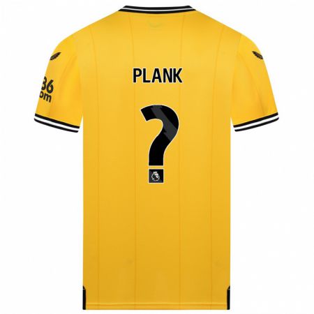 Kandiny Muži Dom Plank #0 Žltá Dresy Hazai Csapatmez 2023/24 Triĭká