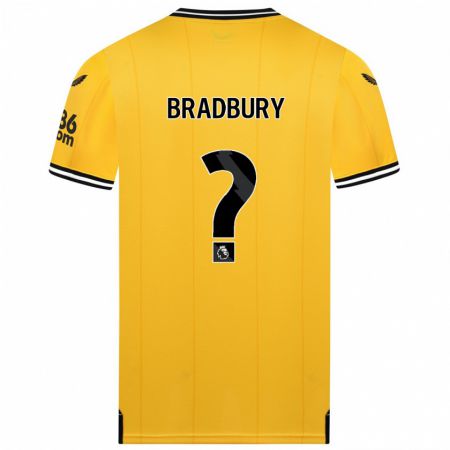 Kandiny Muži Mackenzie Bradbury #0 Žltá Dresy Hazai Csapatmez 2023/24 Triĭká