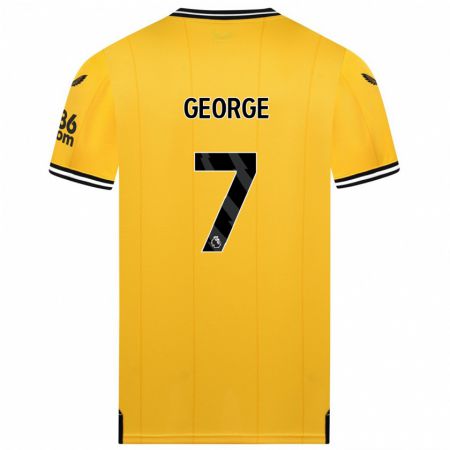 Kandiny Muži Tammi George #7 Žltá Dresy Hazai Csapatmez 2023/24 Triĭká