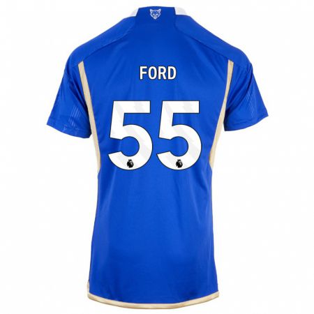 Kandiny Muži Harvey Godsmark-Ford #55 Kráľovská Modrá Dresy Hazai Csapatmez 2023/24 Triĭká