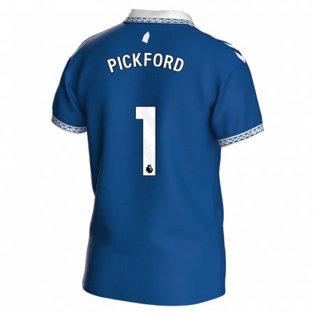 Kandiny Muži Jordan Pickford #1 Kráľovská Modrá Dresy Hazai Csapatmez 2023/24 Triĭká