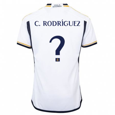 Kandiny Muži Carlos Rodríguez #0 Biely Dresy Hazai Csapatmez 2023/24 Triĭká