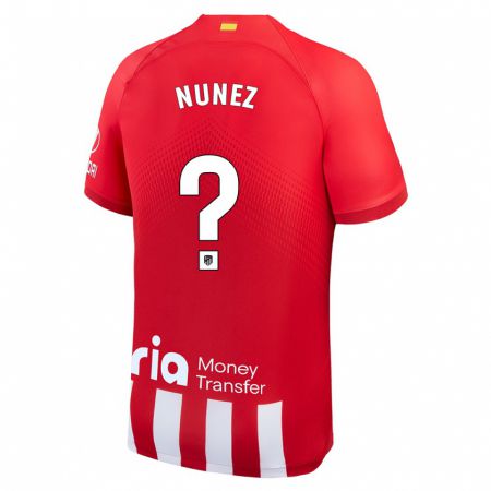 Kandiny Muži Rafael Nunez #0 Červená Biela Dresy Hazai Csapatmez 2023/24 Triĭká