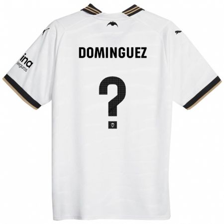 Kandiny Muži Mario Dominguez #0 Biely Dresy Hazai Csapatmez 2023/24 Triĭká