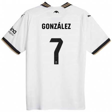 Kandiny Muži Hugo González #7 Biely Dresy Hazai Csapatmez 2023/24 Triĭká