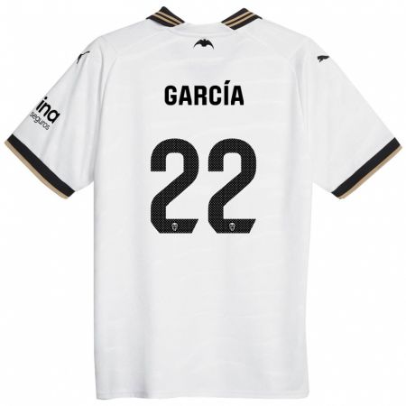 Kandiny Muži Azael García #22 Biely Dresy Hazai Csapatmez 2023/24 Triĭká