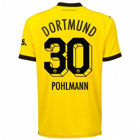 Kandiny Muži Ole Pohlmann #30 Žltá Dresy Hazai Csapatmez 2023/24 Triĭká