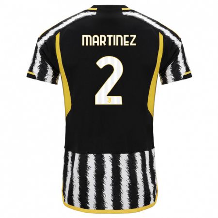 Kandiny Muži Bruno Martinez #2 Čierna Biela Dresy Hazai Csapatmez 2023/24 Triĭká