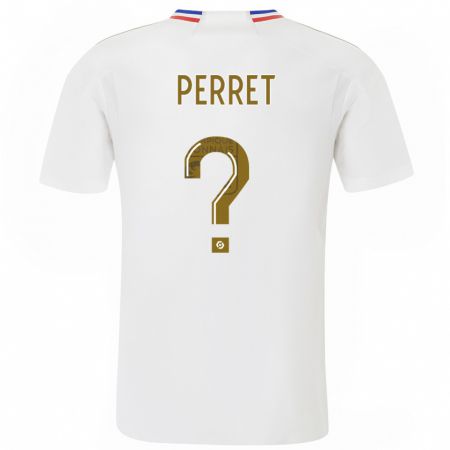 Kandiny Muži Romain Perret #0 Biely Dresy Hazai Csapatmez 2023/24 Triĭká