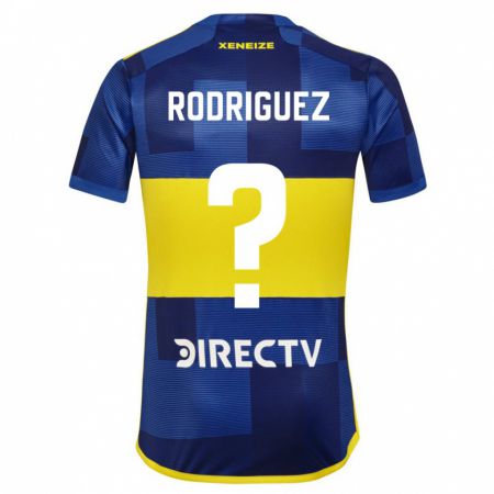 Kandiny Muži Román Rodríguez #0 Tmavomodrá Žltá Dresy Hazai Csapatmez 2023/24 Triĭká
