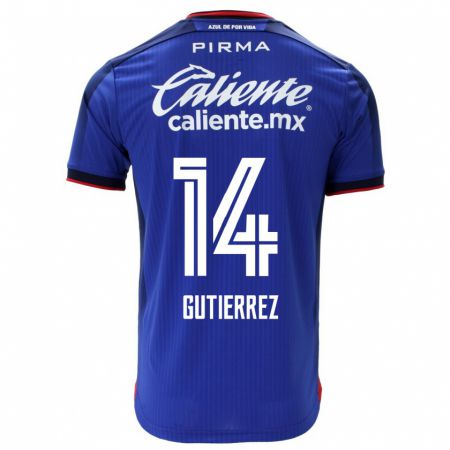 Kandiny Muži Alexis Gutiérrez #14 Modrá Dresy Hazai Csapatmez 2023/24 Triĭká