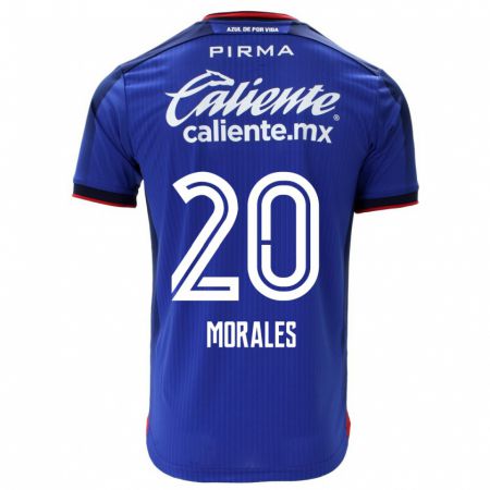 Kandiny Muži Iván Morales #20 Modrá Dresy Hazai Csapatmez 2023/24 Triĭká