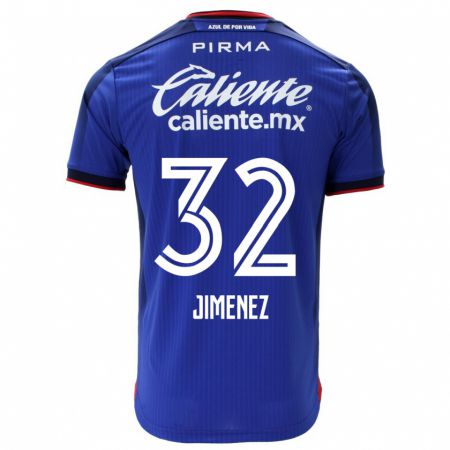 Kandiny Muži Cristian Jiménez #32 Modrá Dresy Hazai Csapatmez 2023/24 Triĭká