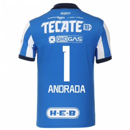 Kandiny Muži Esteban Andrada #1 Modrá Biela Dresy Hazai Csapatmez 2023/24 Triĭká