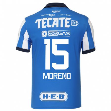 Kandiny Muži Héctor Moreno #15 Modrá Biela Dresy Hazai Csapatmez 2023/24 Triĭká