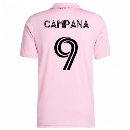 Kandiny Muži Leonardo Campana #9 Ružová Dresy Hazai Csapatmez 2023/24 Triĭká