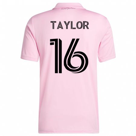 Kandiny Muži Robert Taylor #16 Ružová Dresy Hazai Csapatmez 2023/24 Triĭká