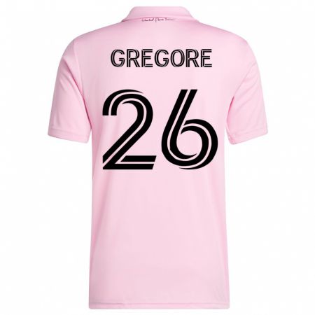 Kandiny Muži Gregore #26 Ružová Dresy Hazai Csapatmez 2023/24 Triĭká