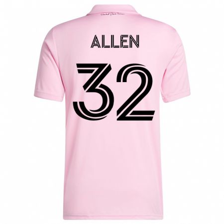 Kandiny Muži Noah Allen #32 Ružová Dresy Hazai Csapatmez 2023/24 Triĭká