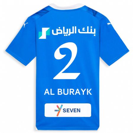 Kandiny Muži Mohammed Al-Burayk #2 Modrá Dresy Hazai Csapatmez 2023/24 Triĭká