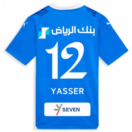 Kandiny Muži Yasser Al-Shahrani #12 Modrá Dresy Hazai Csapatmez 2023/24 Triĭká