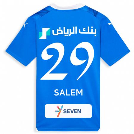Kandiny Muži Salem Al-Dawsari #29 Modrá Dresy Hazai Csapatmez 2023/24 Triĭká