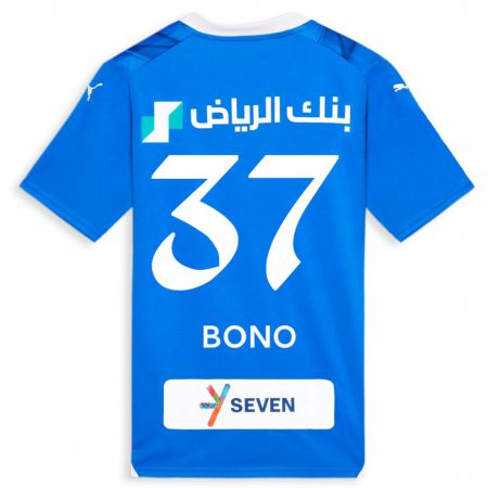 Kandiny Muži Bono #37 Modrá Dresy Hazai Csapatmez 2023/24 Triĭká