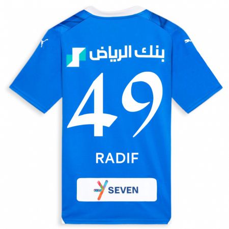 Kandiny Muži Abdullah Radif #49 Modrá Dresy Hazai Csapatmez 2023/24 Triĭká