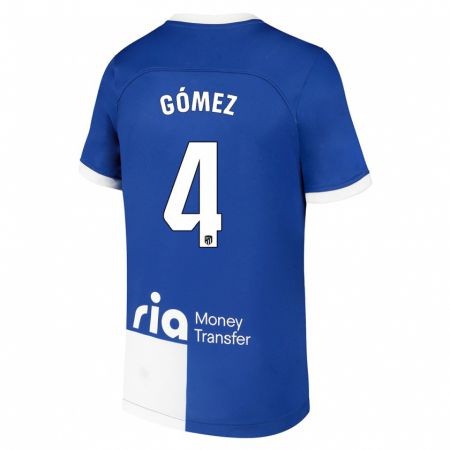 Kandiny Muži Mariano Gómez #4 Modrá Biela Dresy Idegenbeli Csapatmez 2023/24 Triĭká