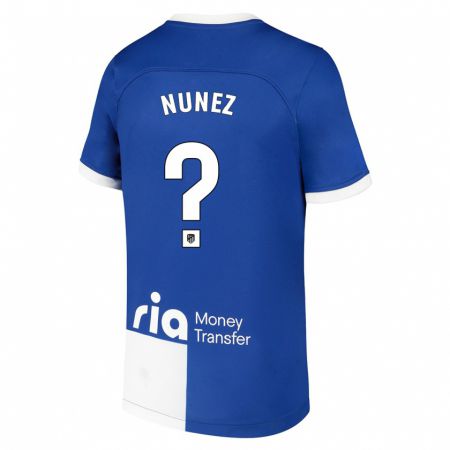 Kandiny Muži Rafael Nunez #0 Modrá Biela Dresy Idegenbeli Csapatmez 2023/24 Triĭká
