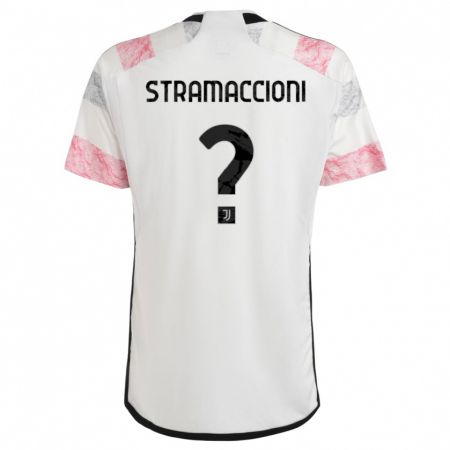 Kandiny Muži Diego Stramaccioni #0 Biela Ružová Dresy Idegenbeli Csapatmez 2023/24 Triĭká