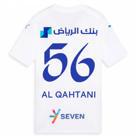 Kandiny Muži Mohammed Al-Qahtani #56 Biely Dresy Idegenbeli Csapatmez 2023/24 Triĭká