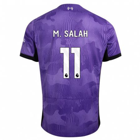 Kandiny Muži Mohamed Salah #11 Fialová Dresy Tretia Csapatmez 2023/24 Triĭká
