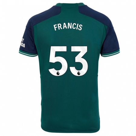 Kandiny Muži Jack Henry-Francis #53 Zelená Dresy Tretia Csapatmez 2023/24 Triĭká