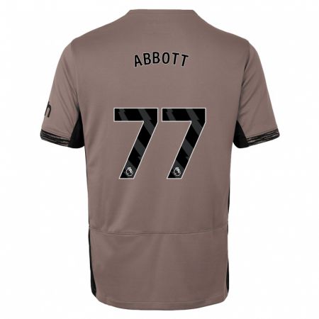 Kandiny Muži George Abbott #77 Tmavo Béžová Dresy Tretia Csapatmez 2023/24 Triĭká