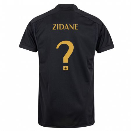 Kandiny Muži Elyaz Zidane #0 Čierna Dresy Tretia Csapatmez 2023/24 Triĭká