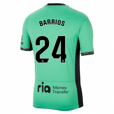 Kandiny Muži Pablo Barrios #24 Jarná Zelená Dresy Tretia Csapatmez 2023/24 Triĭká