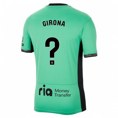Kandiny Muži Raúl Girona #0 Jarná Zelená Dresy Tretia Csapatmez 2023/24 Triĭká