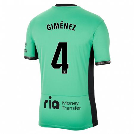 Kandiny Muži Félix Giménez #4 Jarná Zelená Dresy Tretia Csapatmez 2023/24 Triĭká