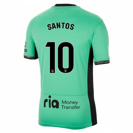 Kandiny Muži Leicy Santos #10 Jarná Zelená Dresy Tretia Csapatmez 2023/24 Triĭká