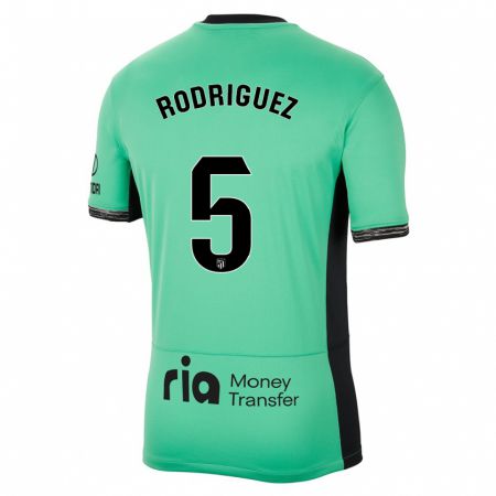 Kandiny Muži Cinta Rodriguez #5 Jarná Zelená Dresy Tretia Csapatmez 2023/24 Triĭká