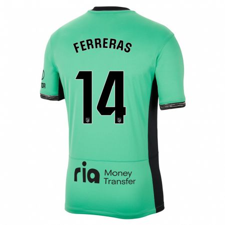 Kandiny Muži Adrian Ferreras #14 Jarná Zelená Dresy Tretia Csapatmez 2023/24 Triĭká