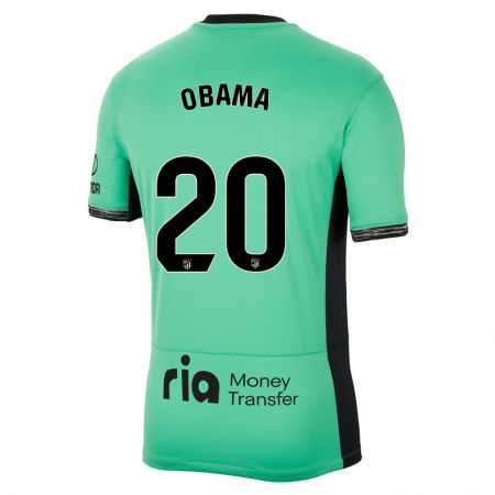 Kandiny Muži Federico Obama #20 Jarná Zelená Dresy Tretia Csapatmez 2023/24 Triĭká