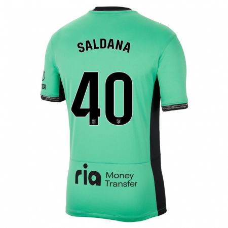 Kandiny Muži Jose Saldana #40 Jarná Zelená Dresy Tretia Csapatmez 2023/24 Triĭká